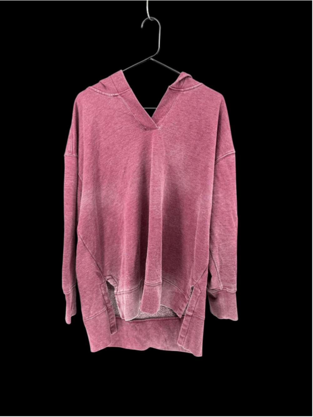 Women's Maurices Burgundy Hoodie Sweatshirt Size XXL